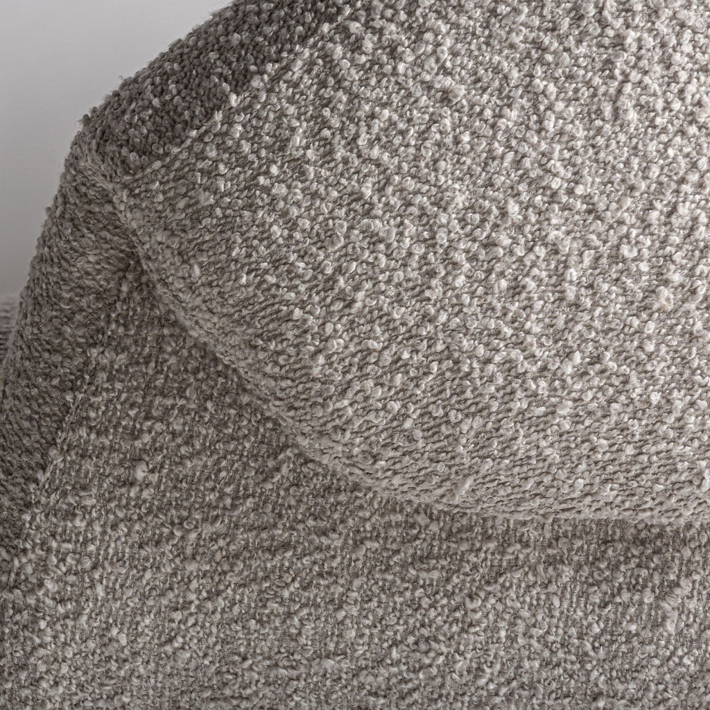 Canapé 2 places en tissu beige | Jacquard VICAL