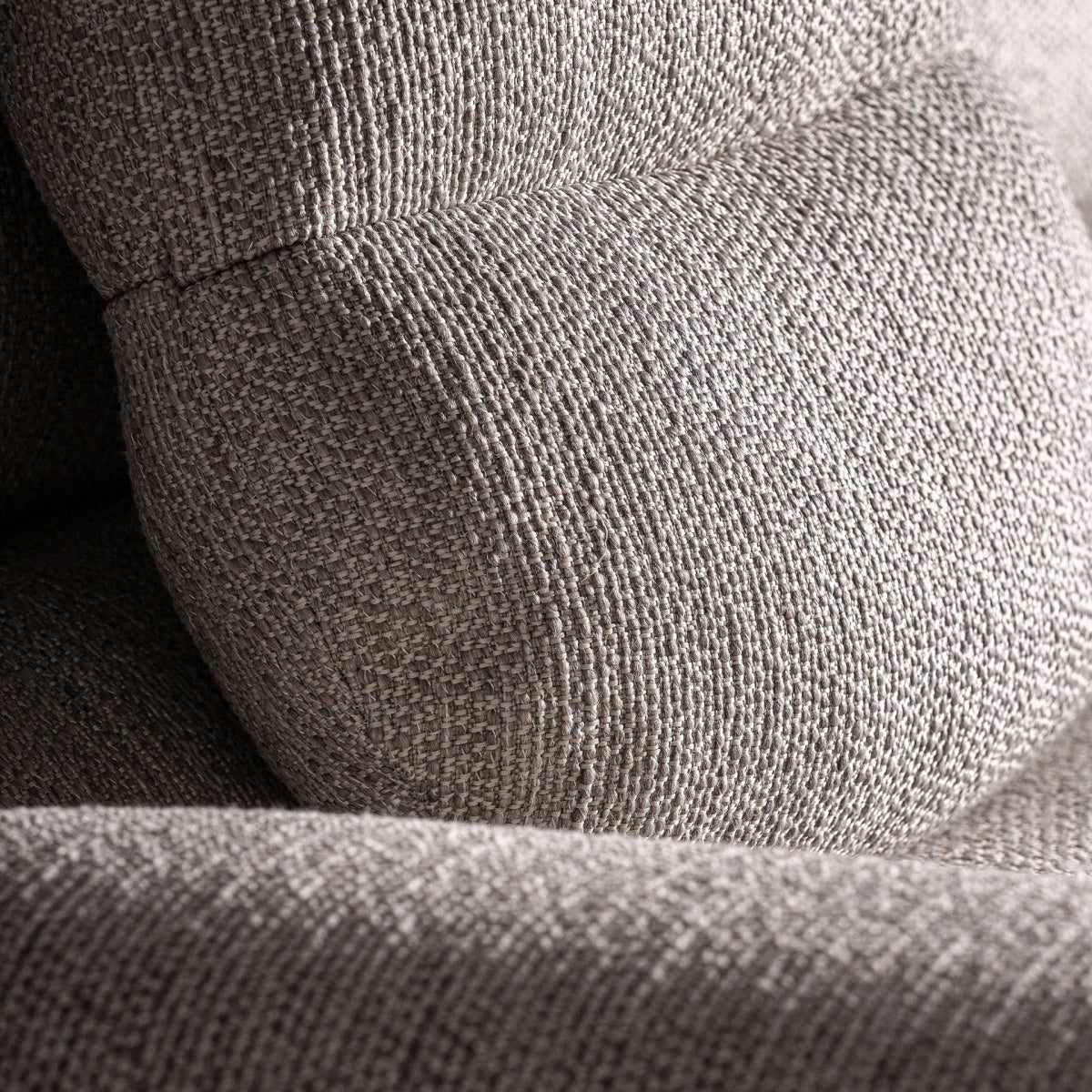 Canapé 3 places en tissu beige | Jacquard VICAL