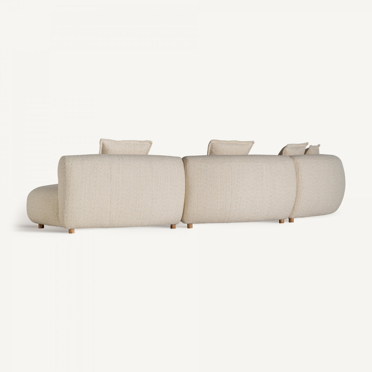 Canapé modulable 4-5 places en tissu beige | Vical Zakupi
