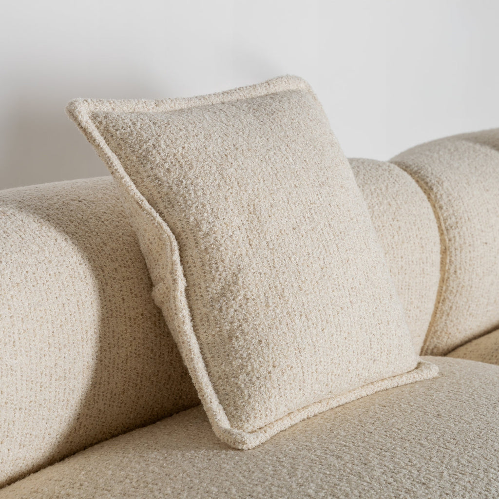 Canapé modulable 4-5 places en tissu beige | Vical Zakupi