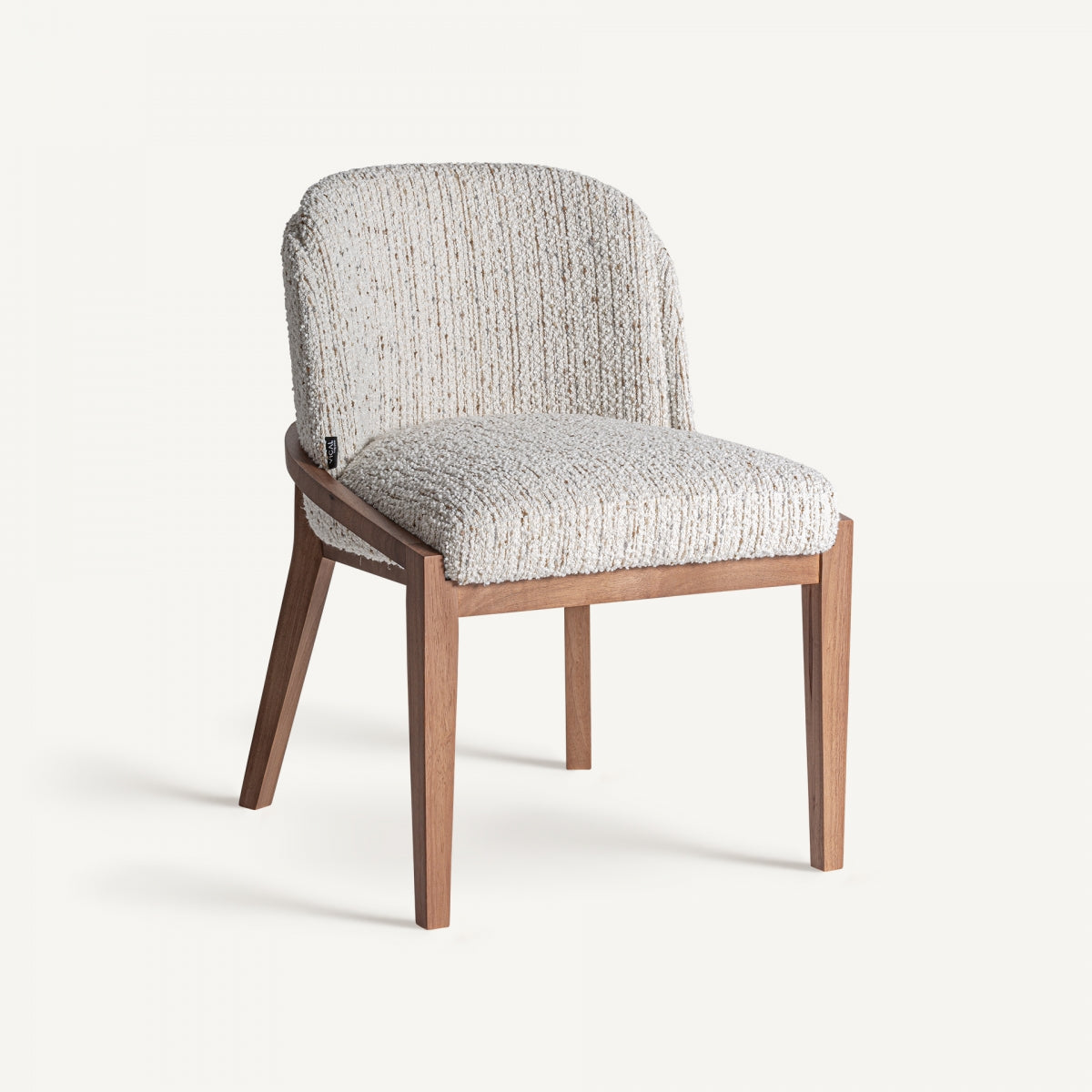 Chaise de salle à manger bouclée crème | VICAL Erbach