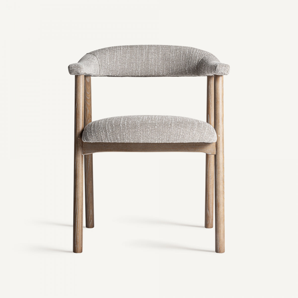 Chaise de salle à manger bouclé gris | Vical Davrey