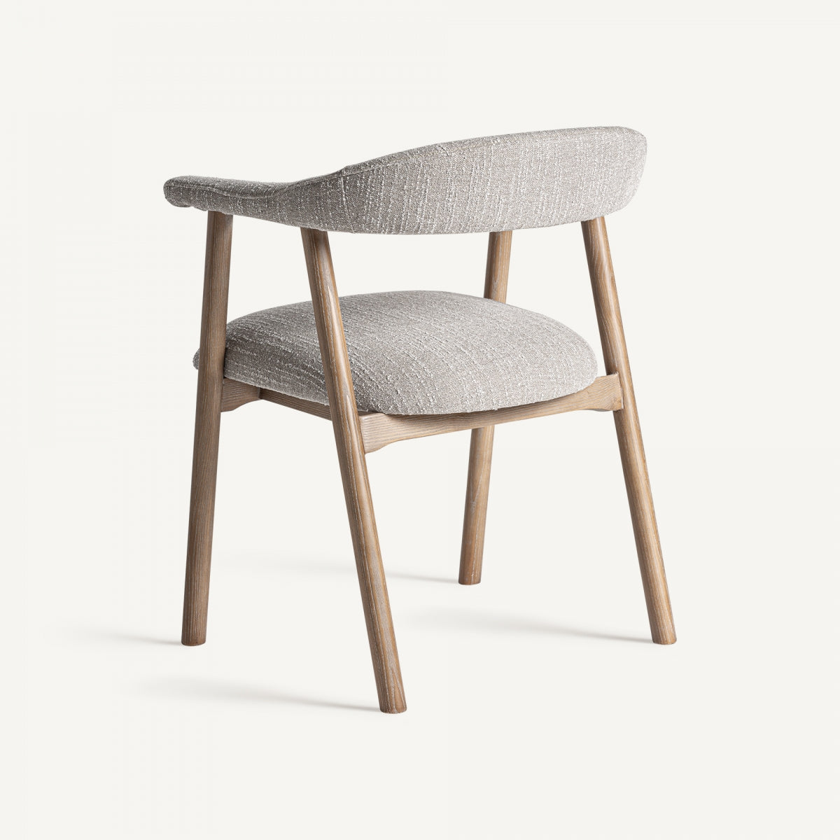Chaise de salle à manger bouclé gris | Vical Davrey