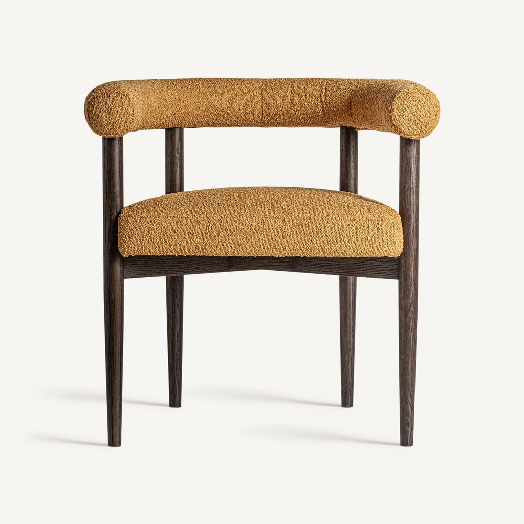 Chaise de salle à manger boucle moutarde | Vical Neuffen