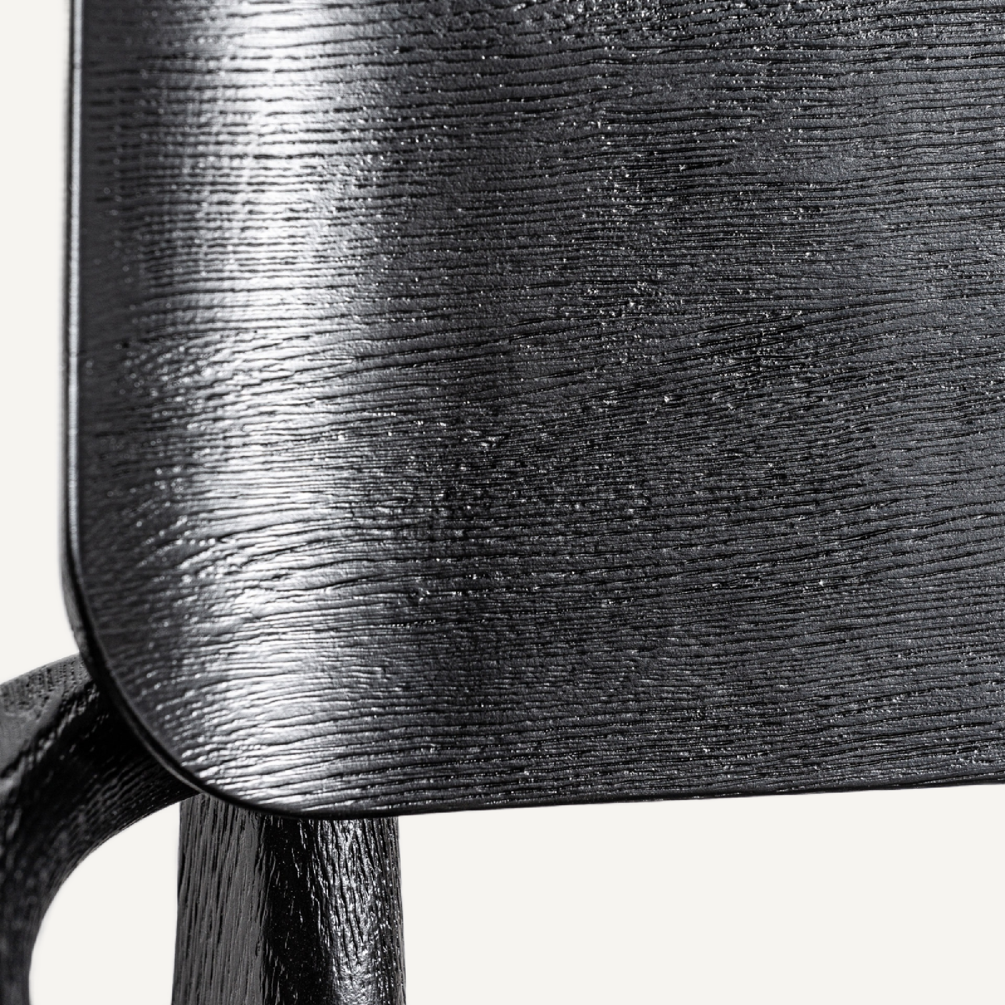 Chaise de salle à manger en chêne noir | Tâche Vicale