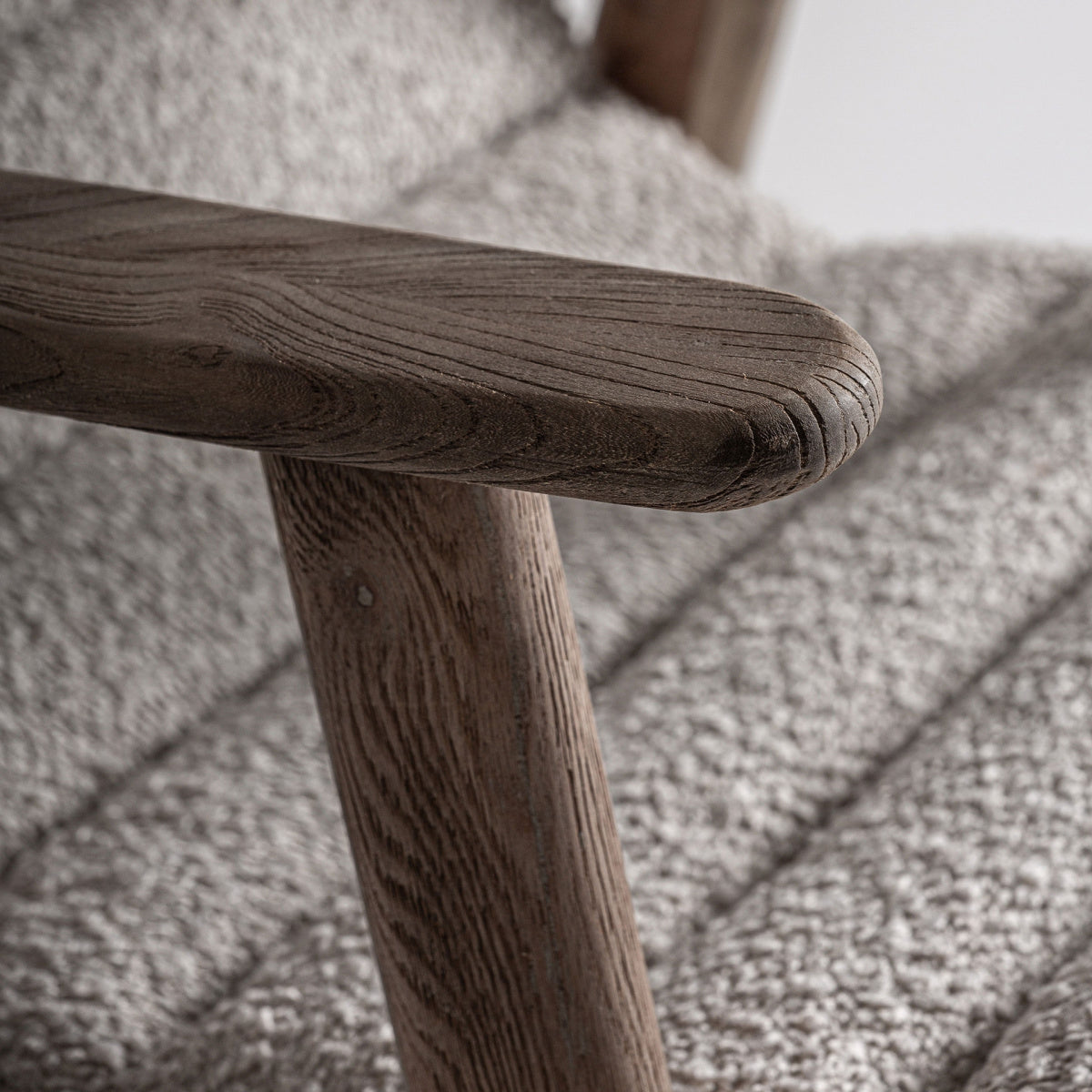 Chaise de salle à manger en tissu beige | VICAL Jacquard 2