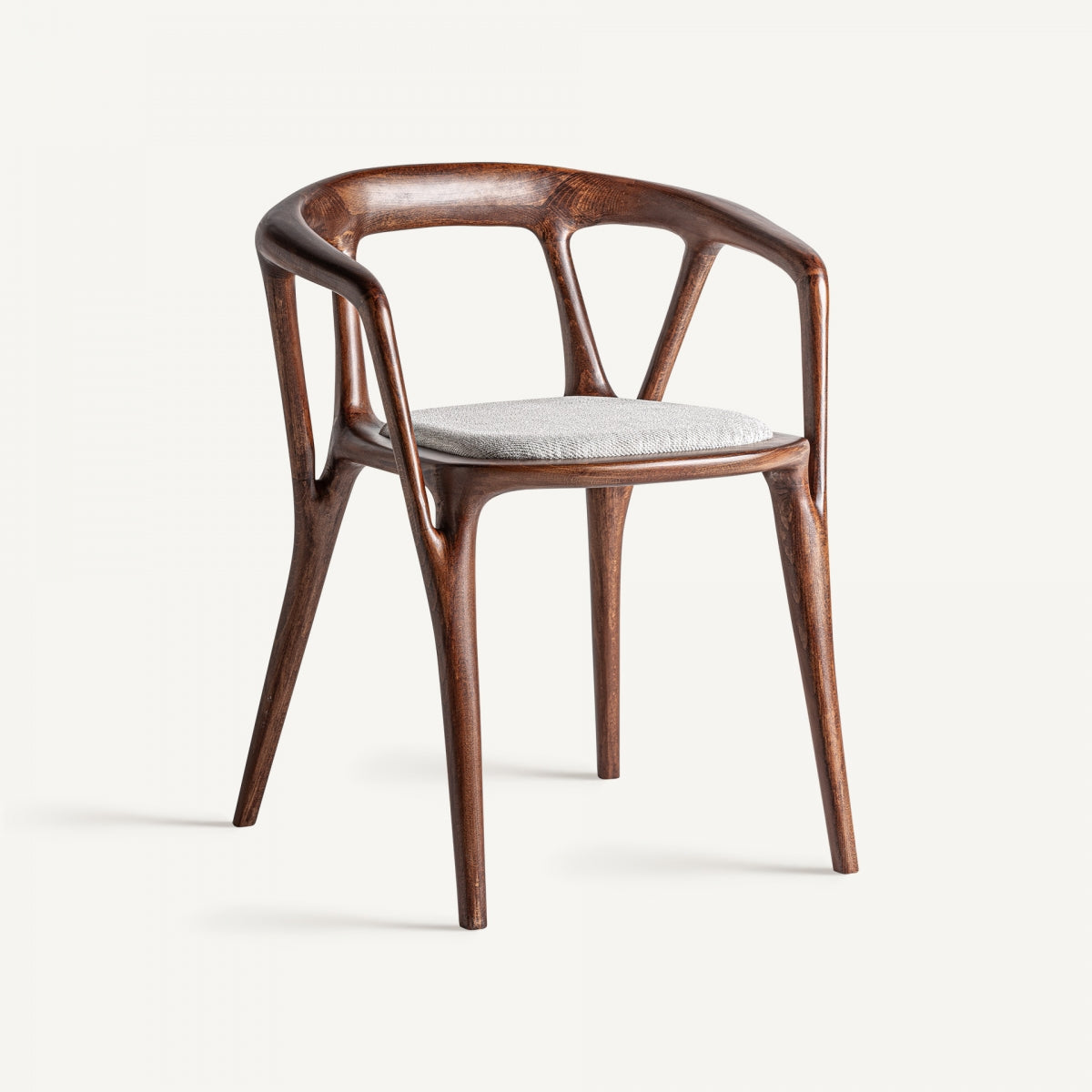 Chaise en bois de hêtre marron | Racine VICAL