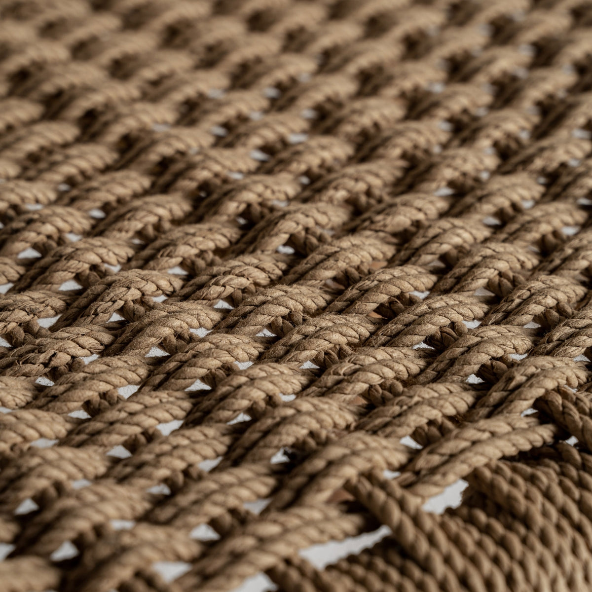 Chaise en bois de teck et fibre naturelle | VICAL Vaduz