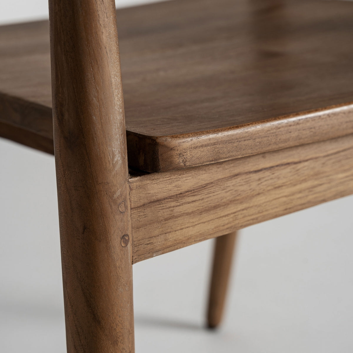 Chaise en bois de teck et rotin | VICAL Chanac
