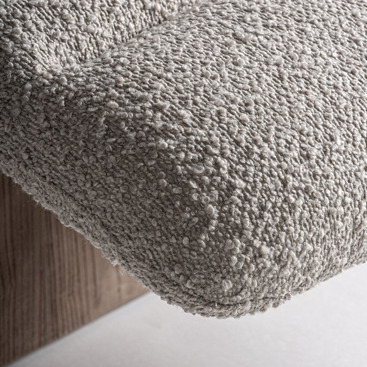 Chaise longue en tissu beige | Jacquard VICAL