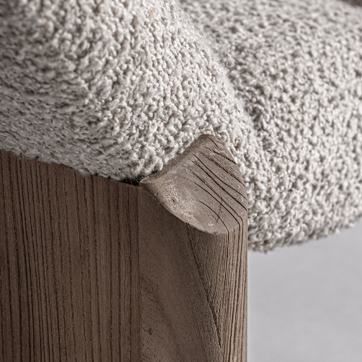 Chaise longue en tissu beige | Jacquard VICAL