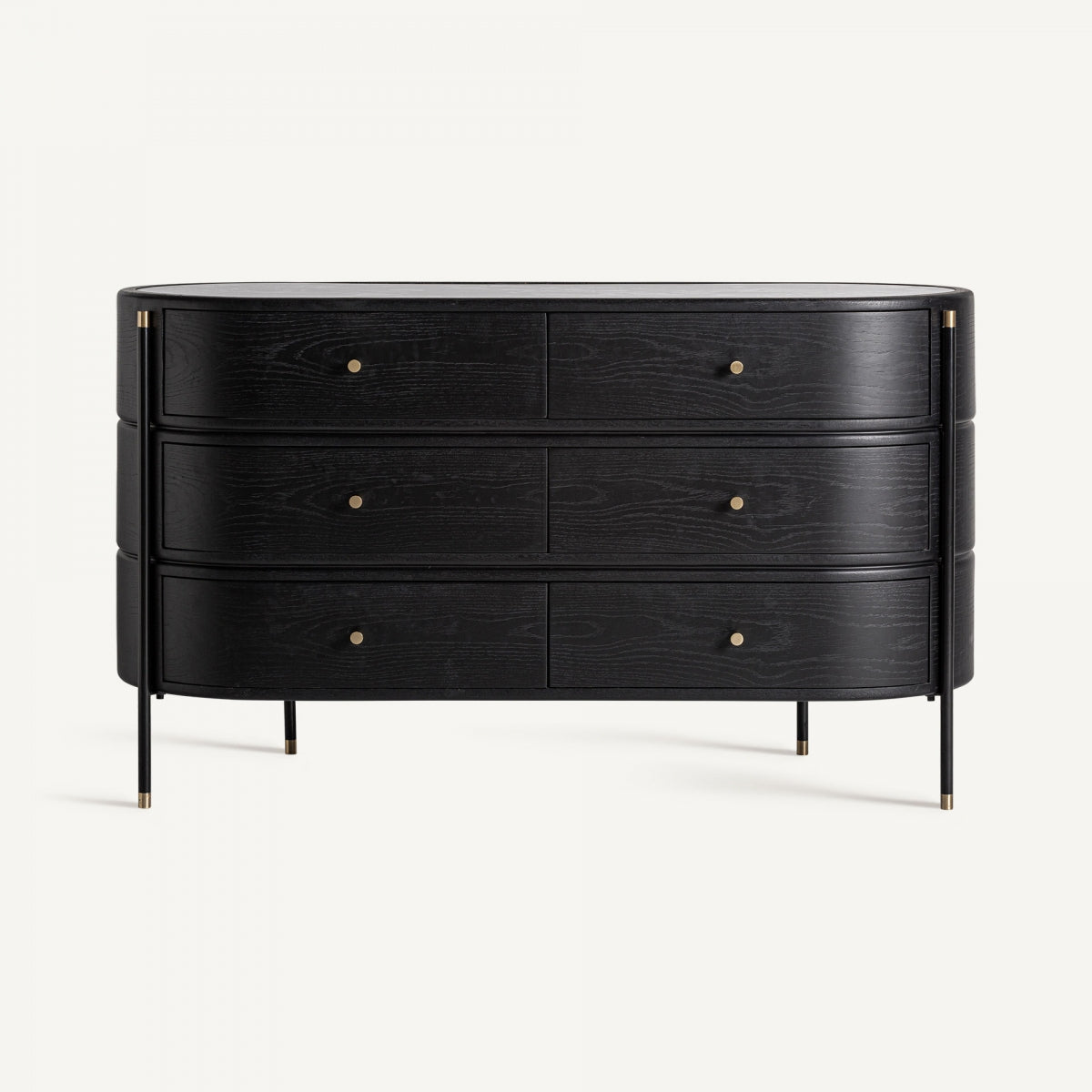 Commode en bois noir | Vical Bilzen