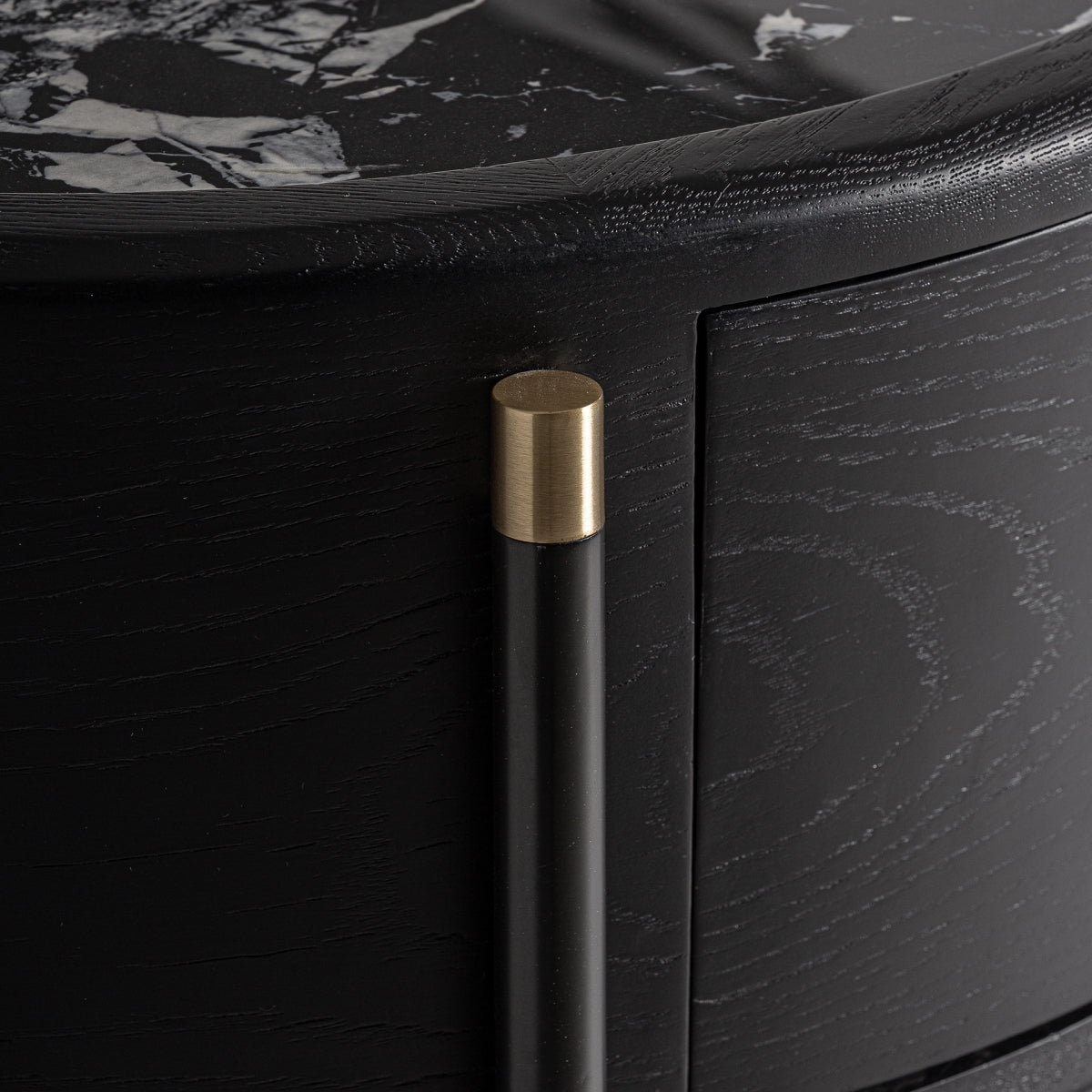Commode en bois noir | Vical Bilzen