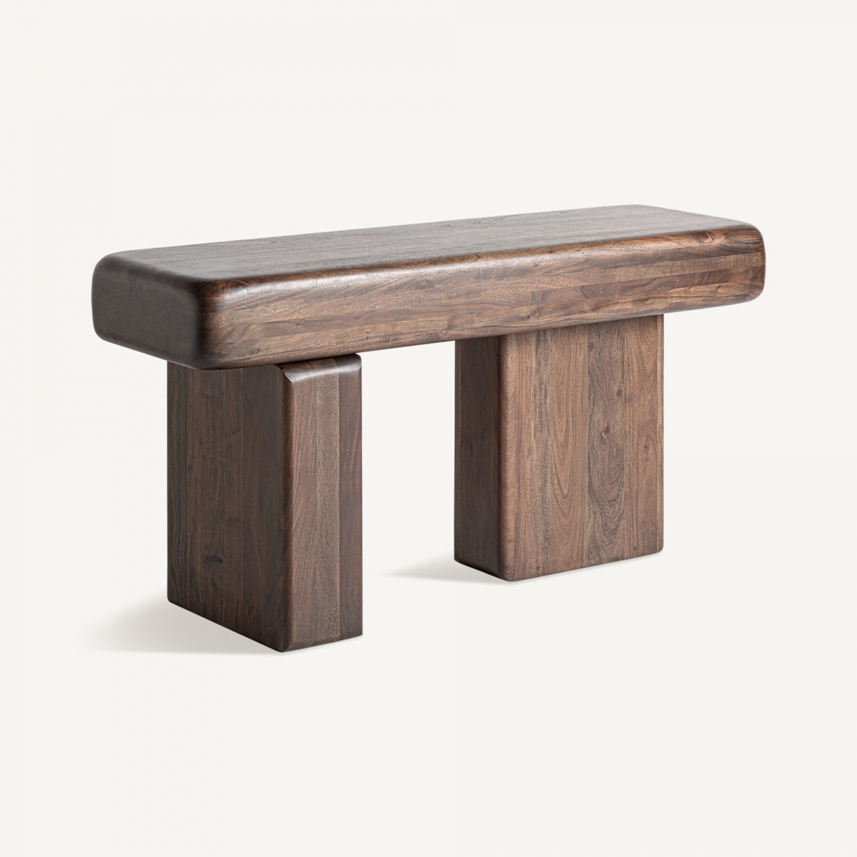 Console marron en bois d'acacia | VICAL Loreur