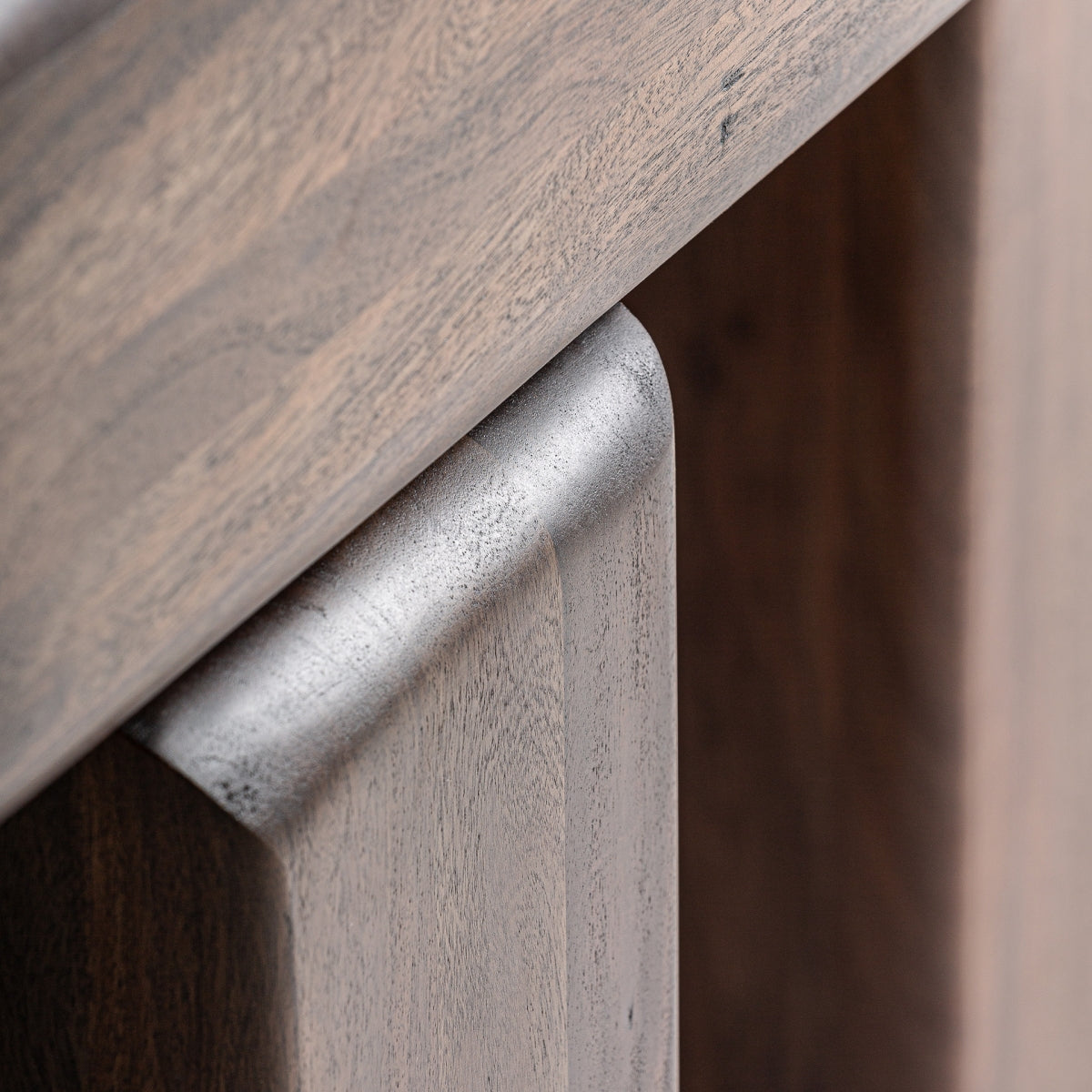 Console marron en bois d'acacia | VICAL Loreur