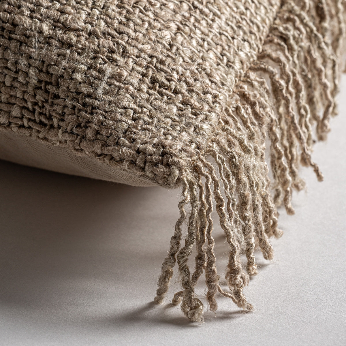 Coussin carré en coton beige | VICAL Edgar