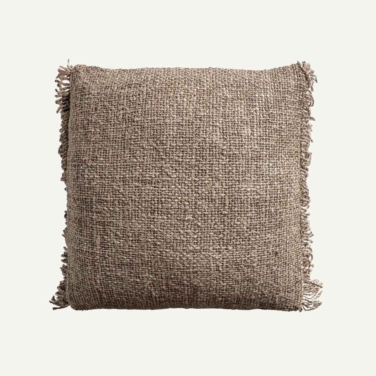 Coussin carré en coton beige | VICAL Edgar