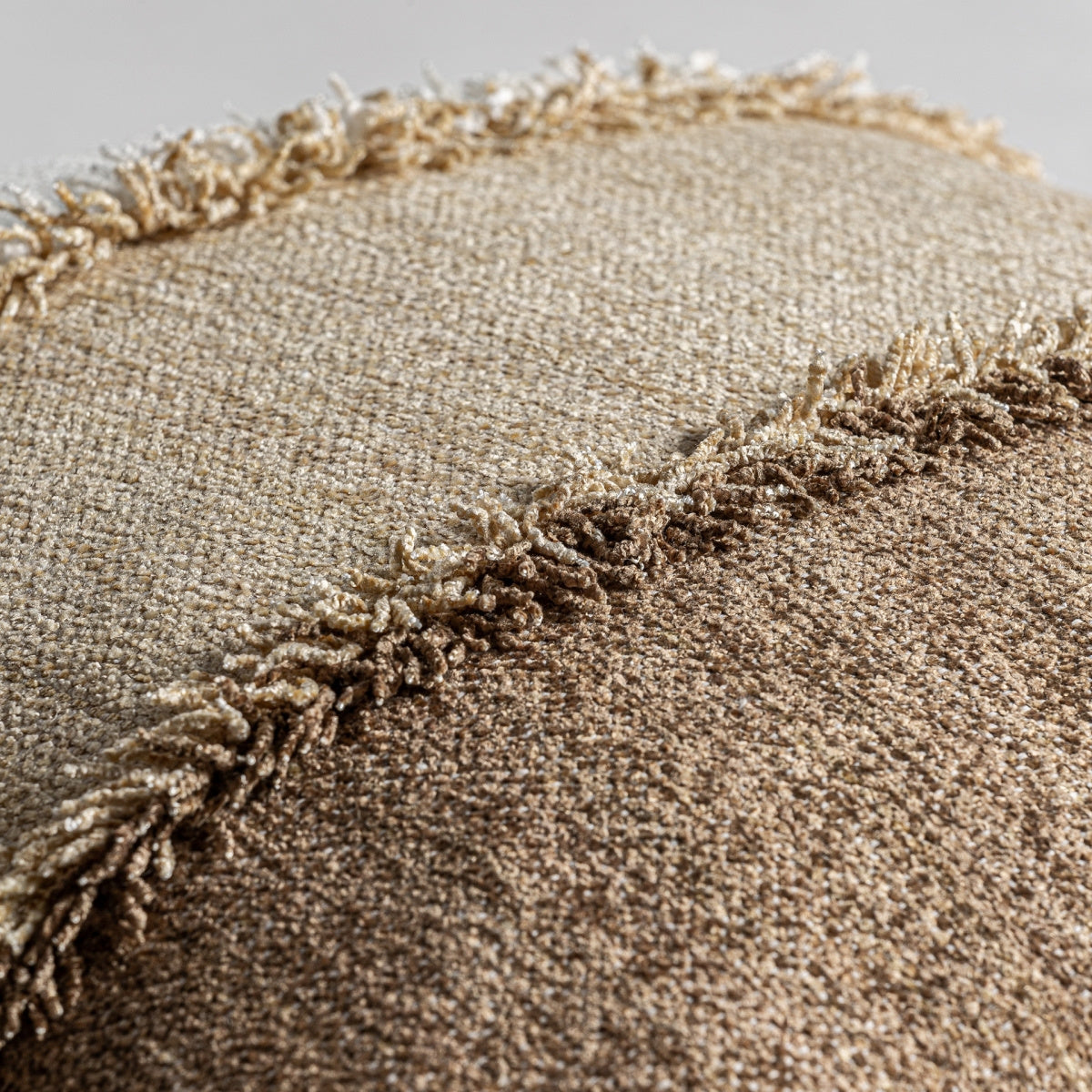 Coussin carré en coton marron | VICAL Essien