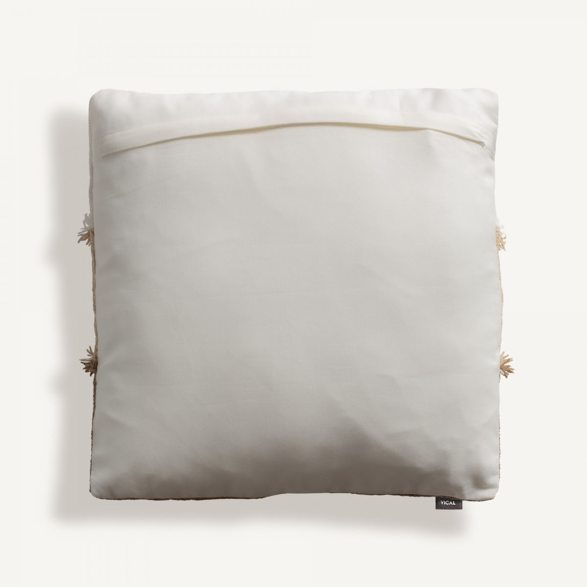 Coussin carré en coton tricolore | VICAL Euken