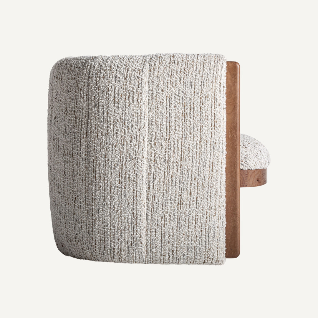 Fauteuil bouclé blanc | Vical Erbach