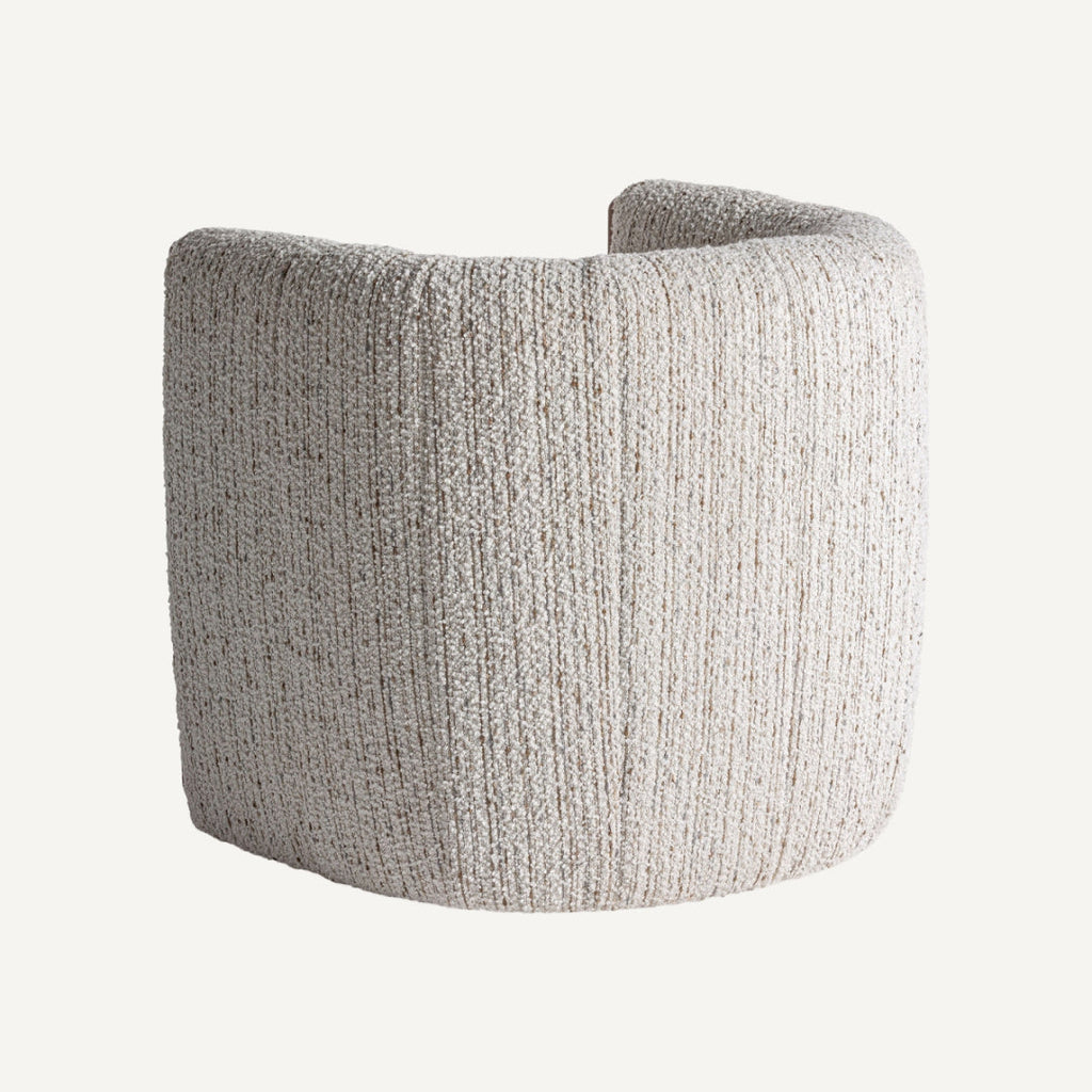 Fauteuil bouclé blanc | Vical Erbach