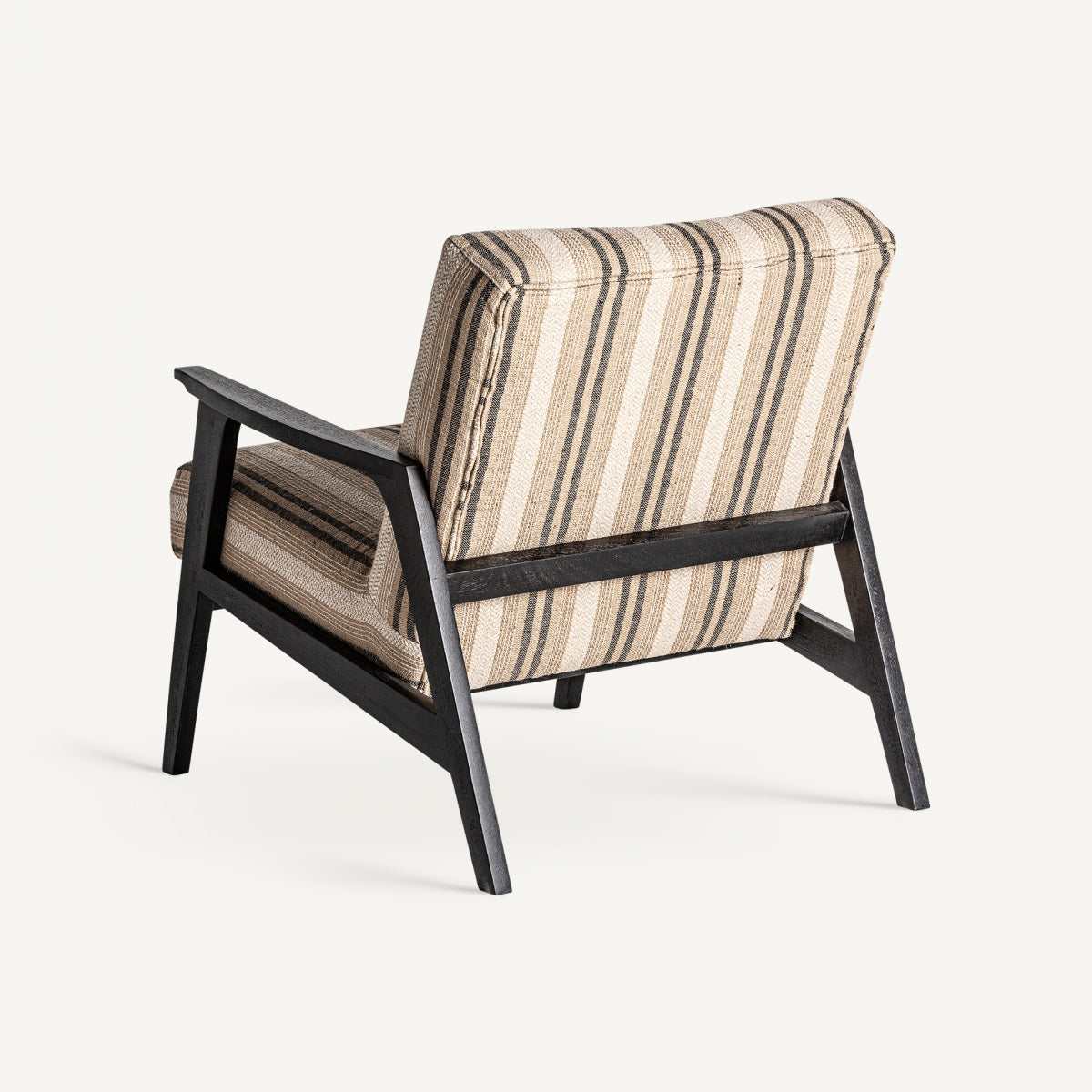 Fauteuil d'appoint en manguier noir | VICAL Nouk