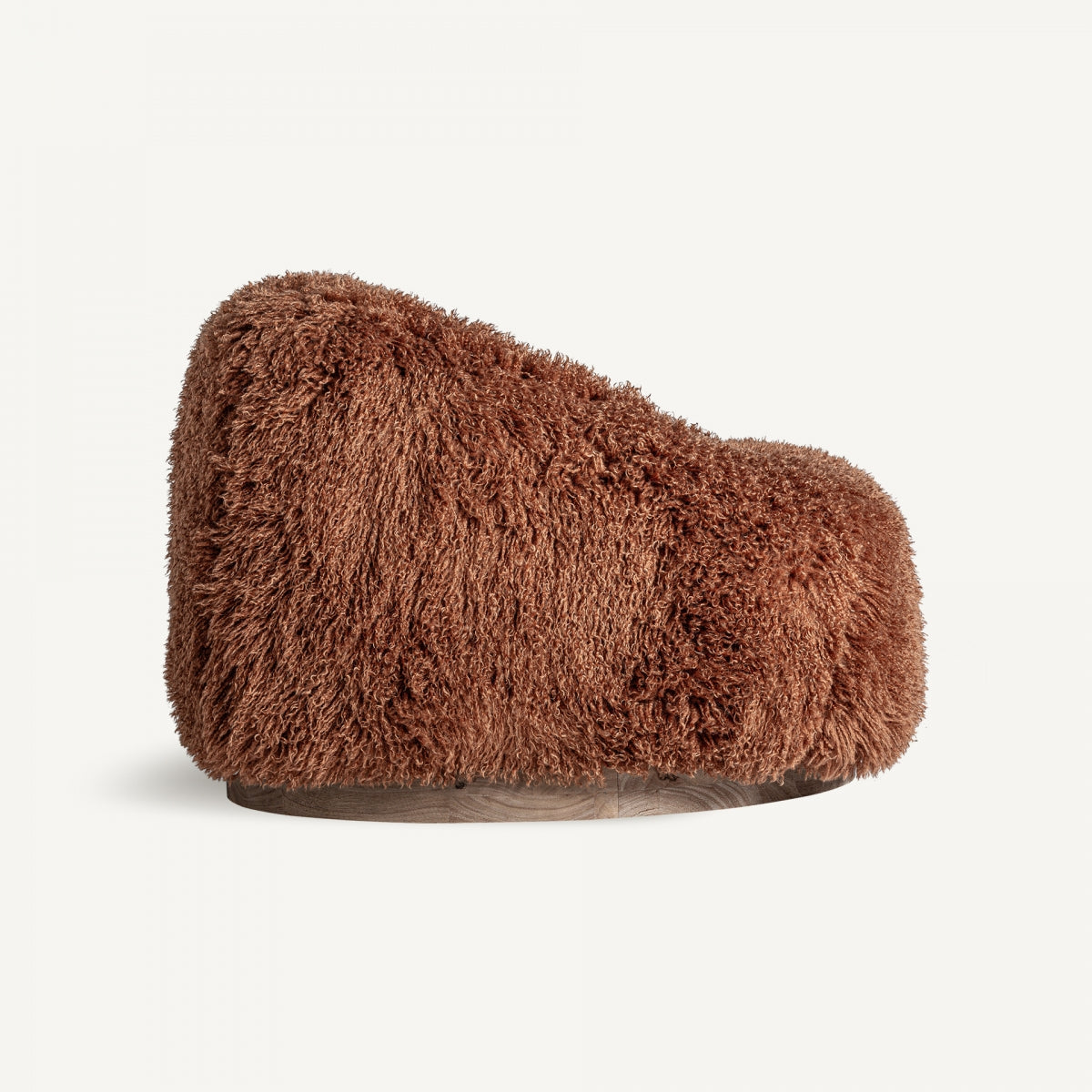 Fauteuil d'appoint molletonné marron | Vical Pavie