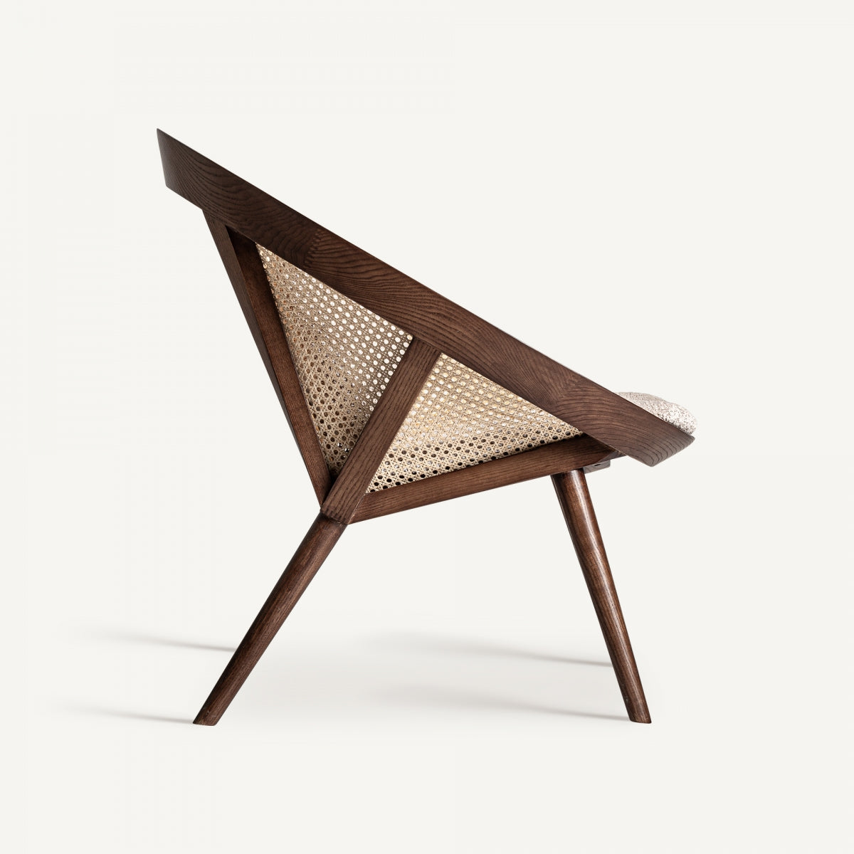 Fauteuil d'appoint en rotin bouclé crème | Vical Werth