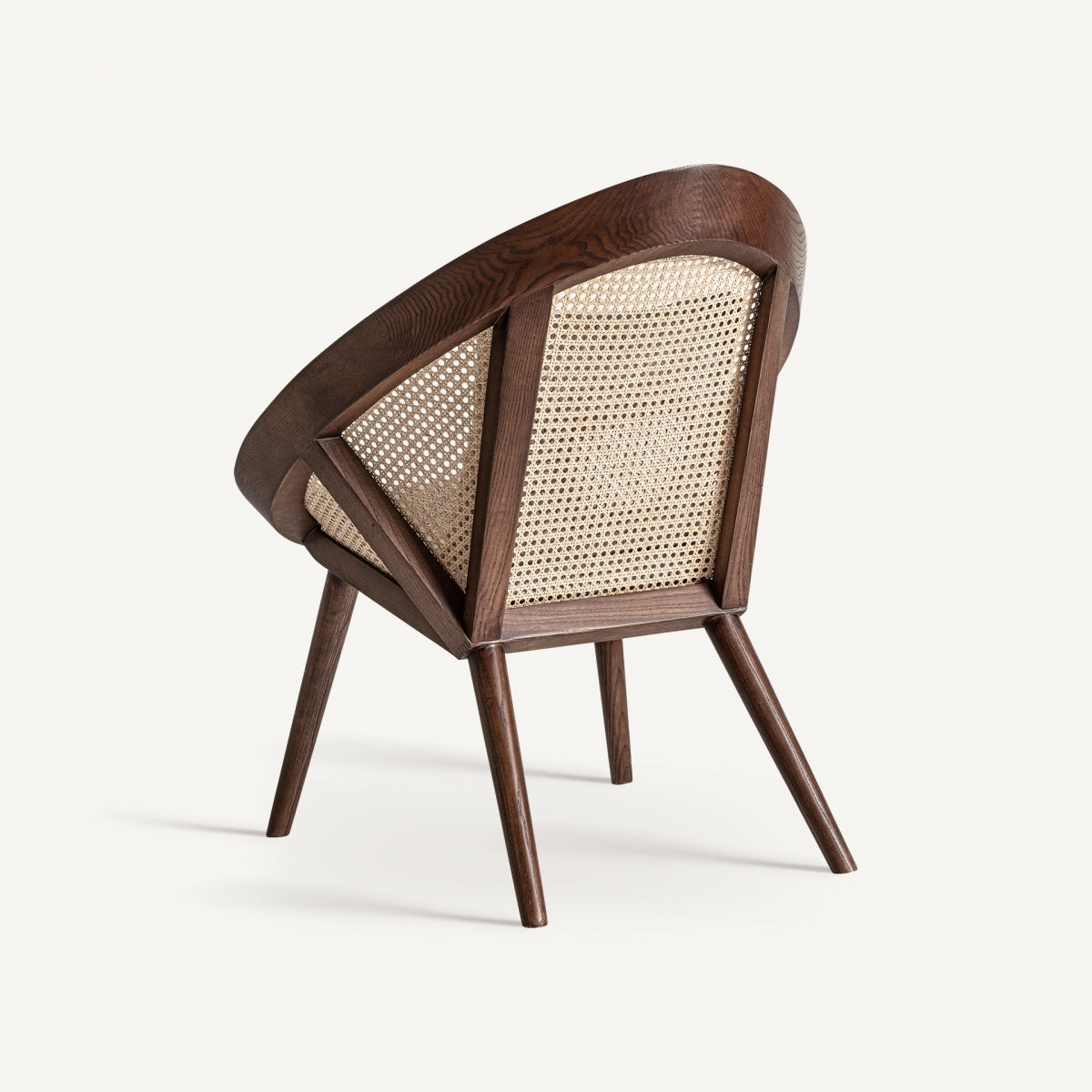Fauteuil d'appoint en rotin bouclé crème | Vical Werth