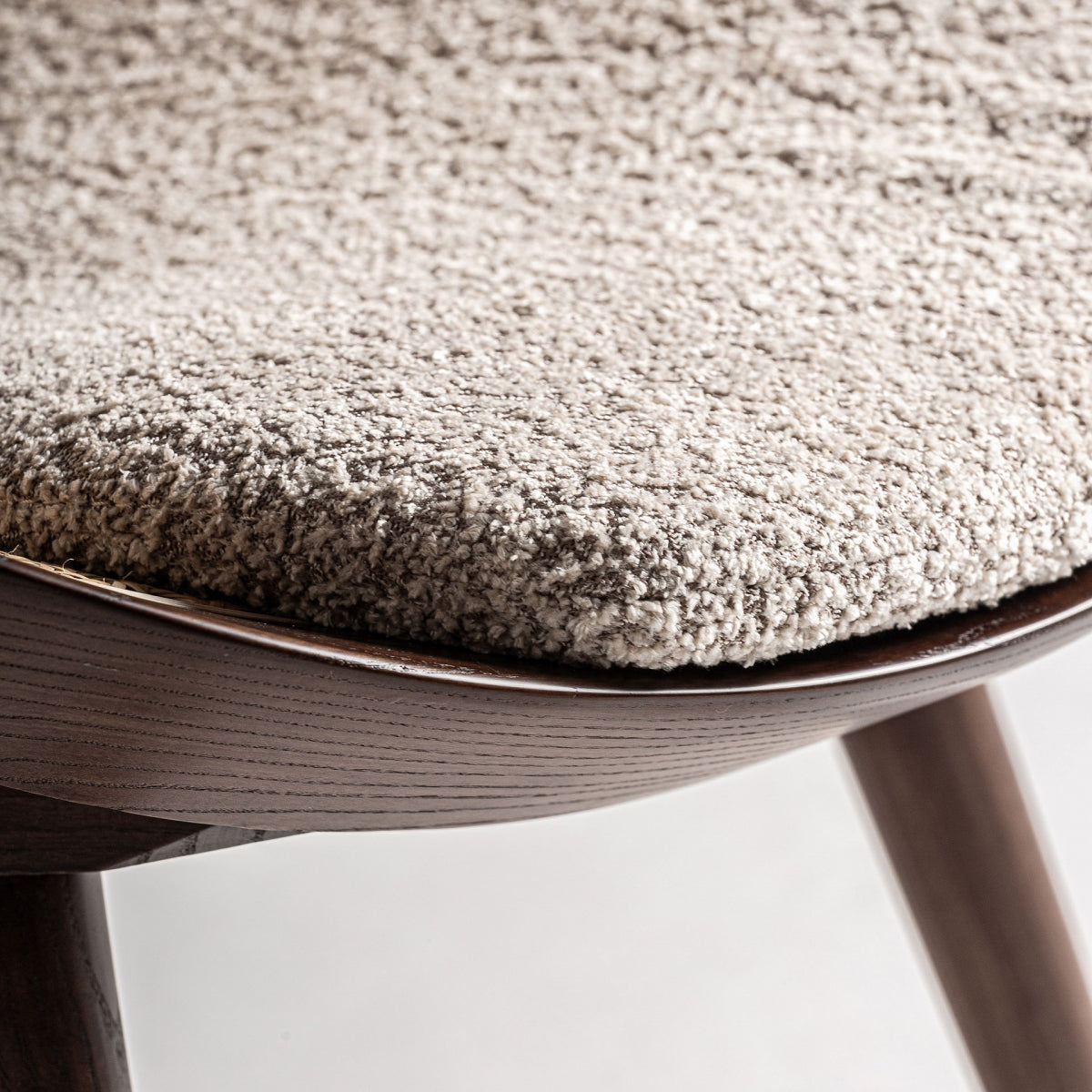 Fauteuil d'appoint en rotin bouclé crème | Vical Werth