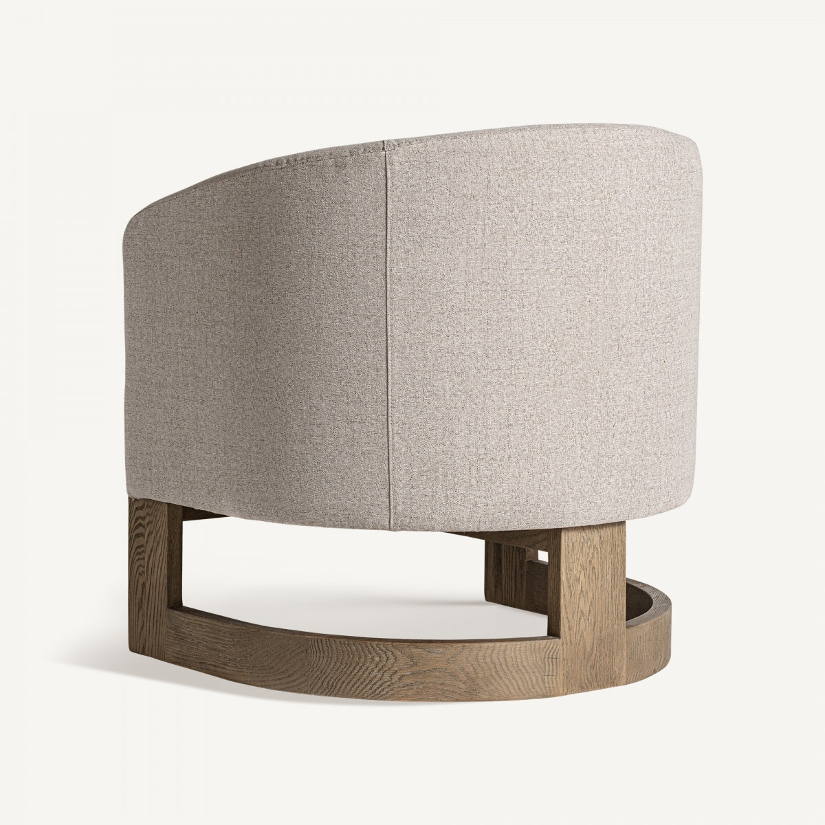 Fauteuil d'appoint en tissu beige | Vical Leutasch