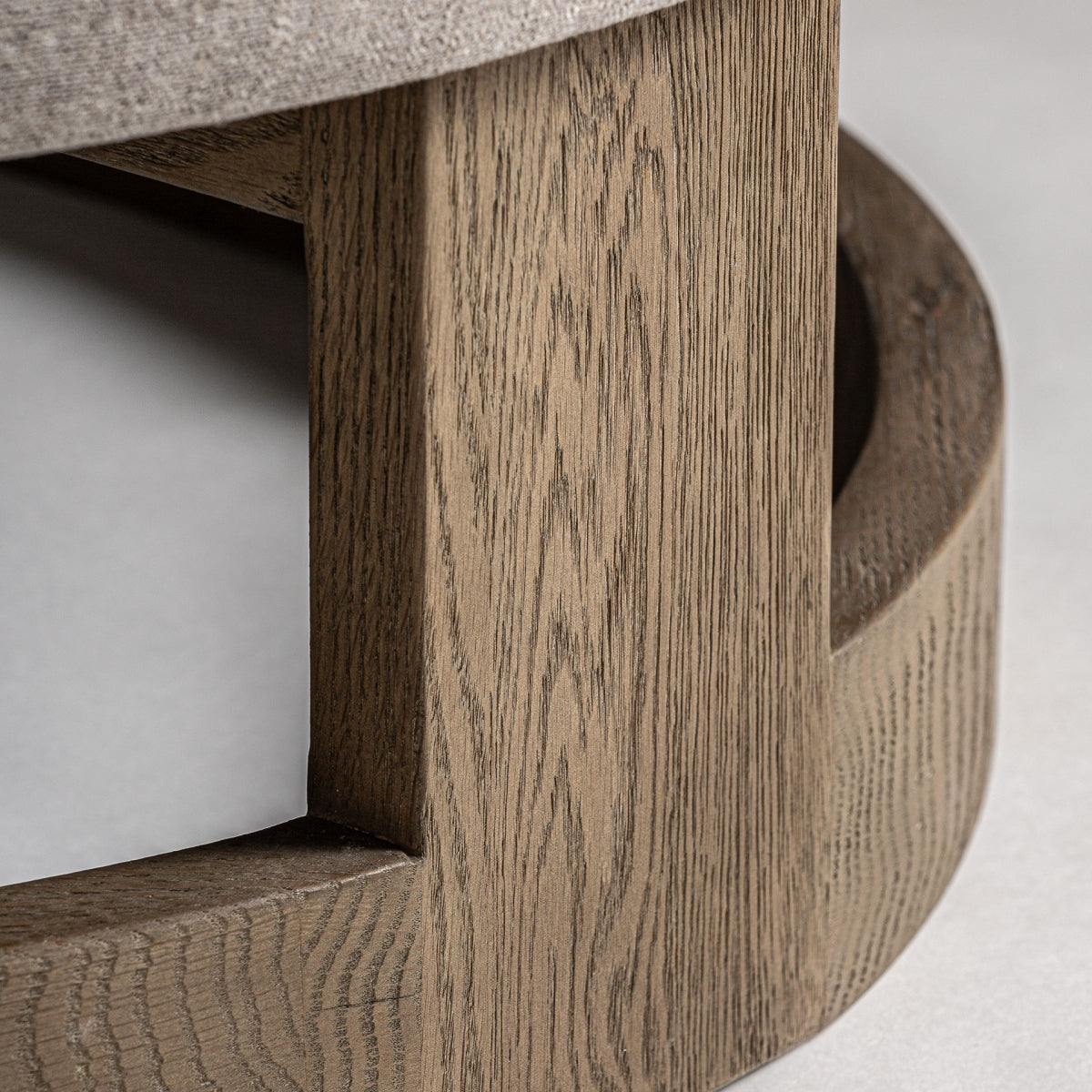 Fauteuil d'appoint en tissu beige | Vical Leutasch