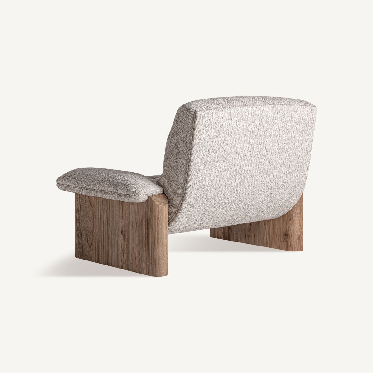Fauteuil en tissu beige | Jacquard VICAL