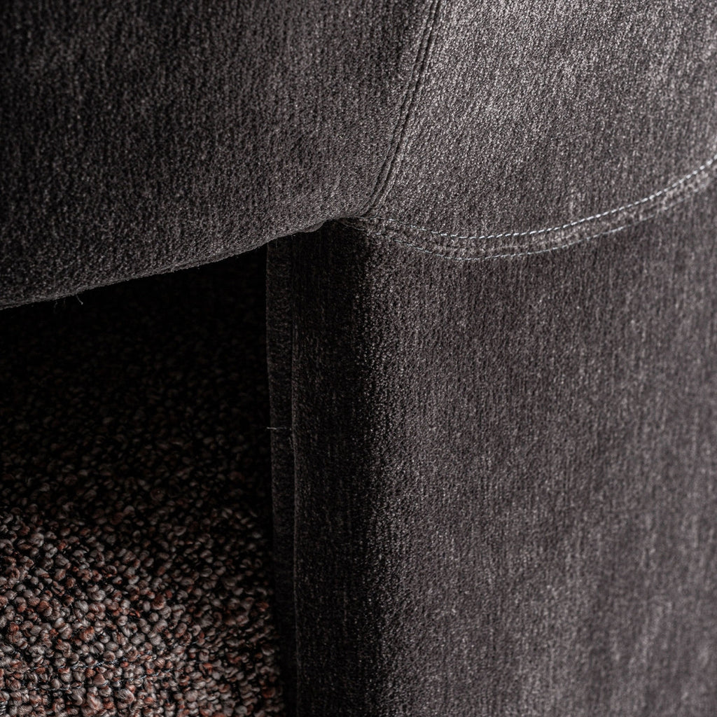 Fauteuil en tissu marron | Frein VICAL