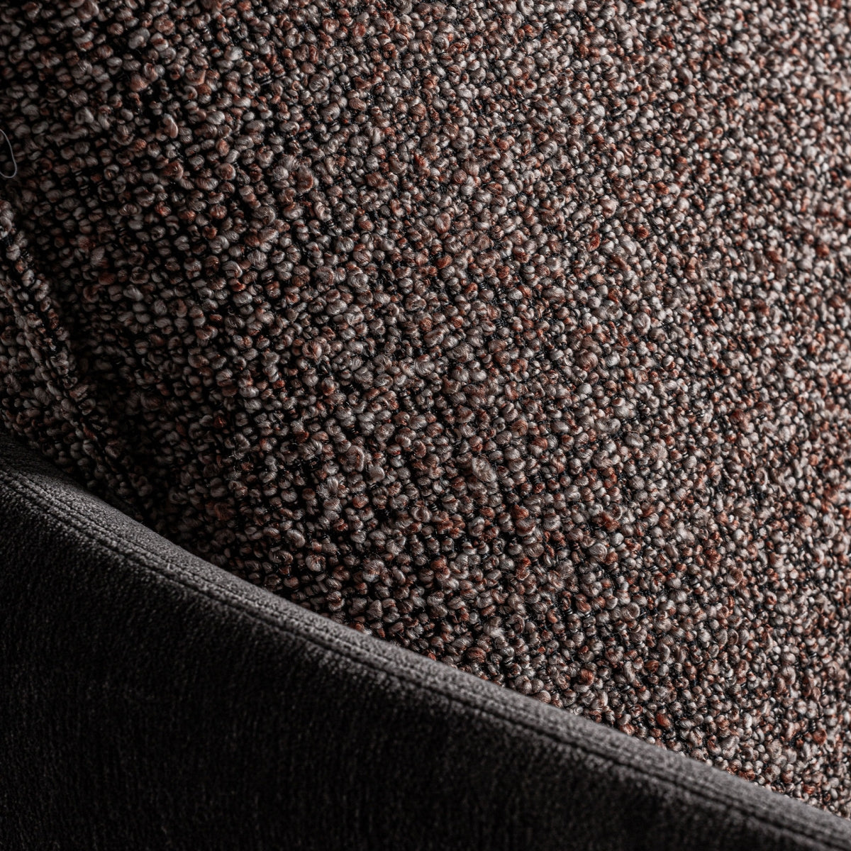 Fauteuil en tissu marron | Frein VICAL