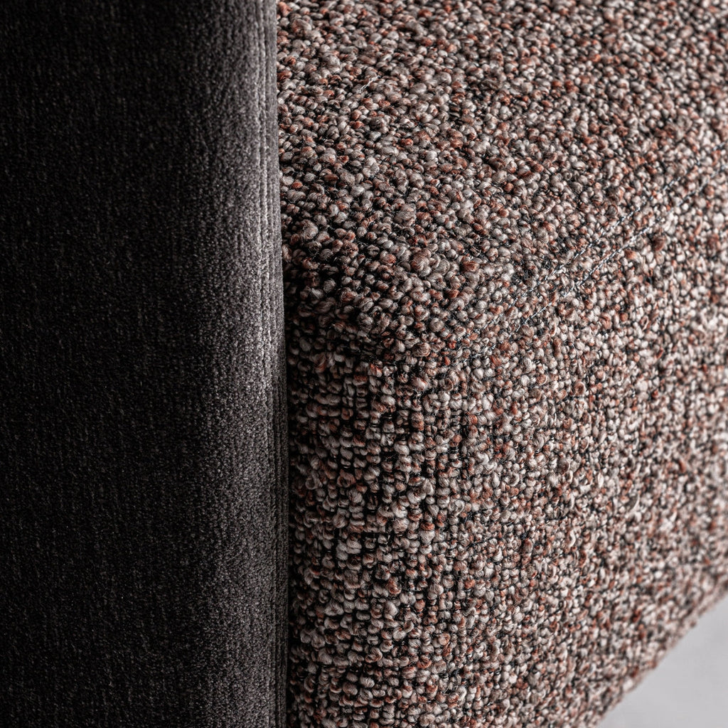 Fauteuil en tissu marron | Frein VICAL