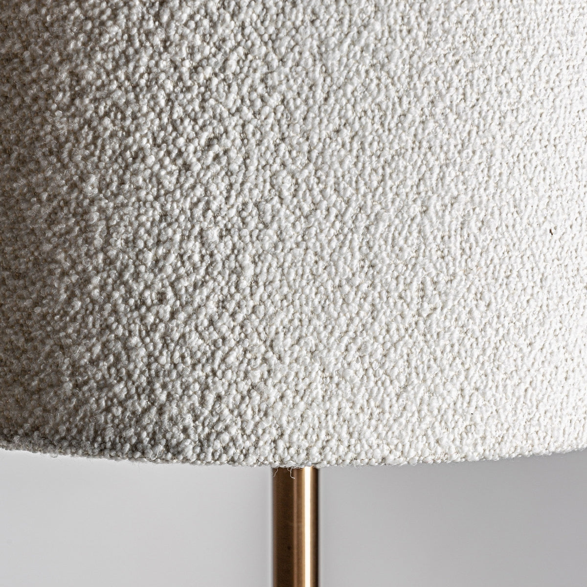 Lampadaire en laiton et marbre marron | Bâton Vical