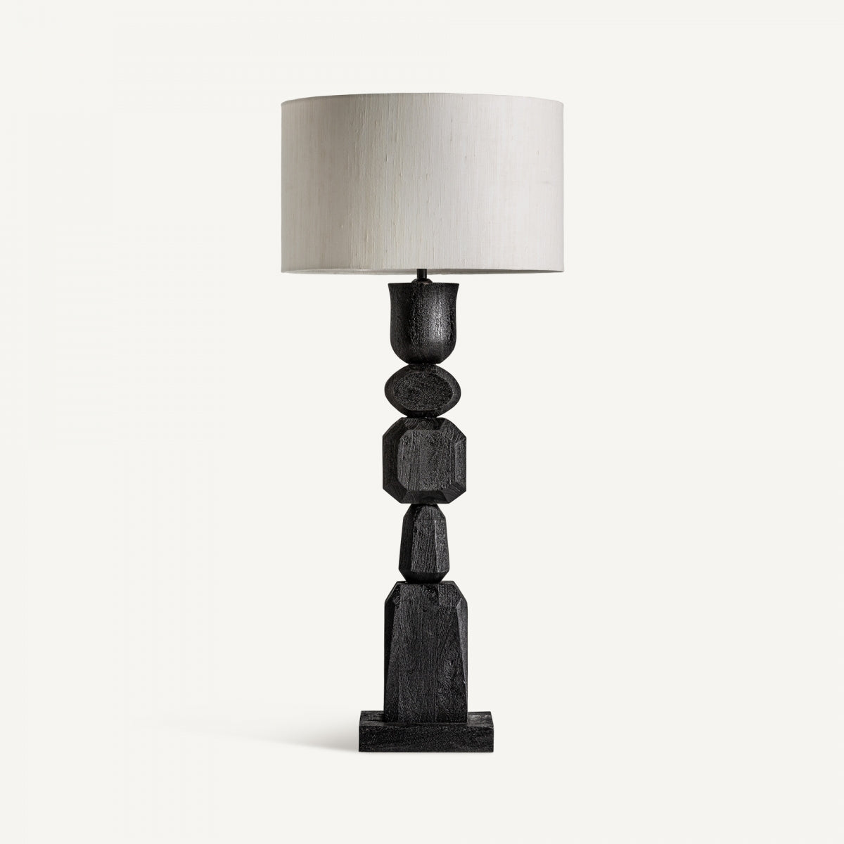 Lampe de table en bois de manguier noir | VICAL Cogne
