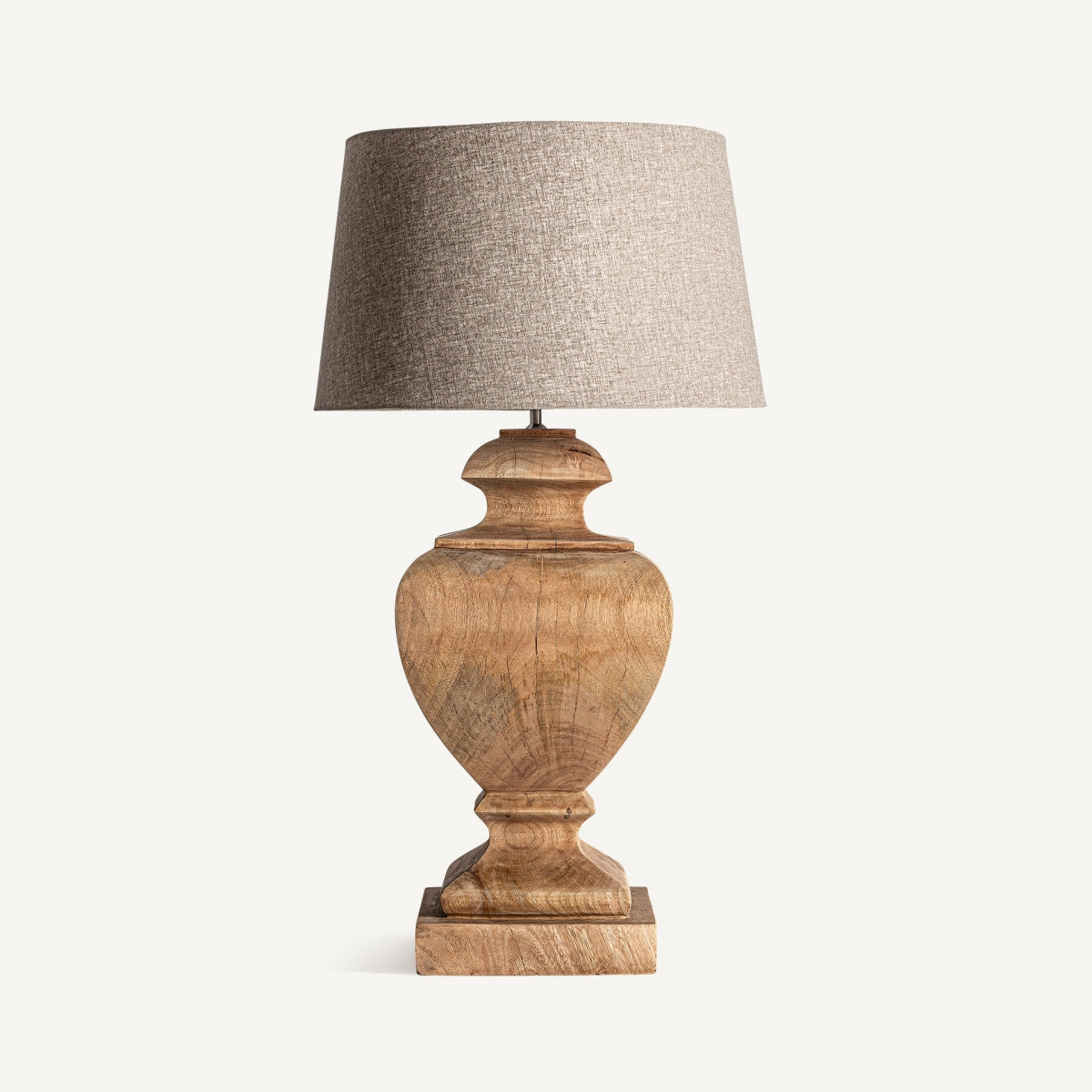 Lampe de table en manguier marron | Sculpture Vicale
