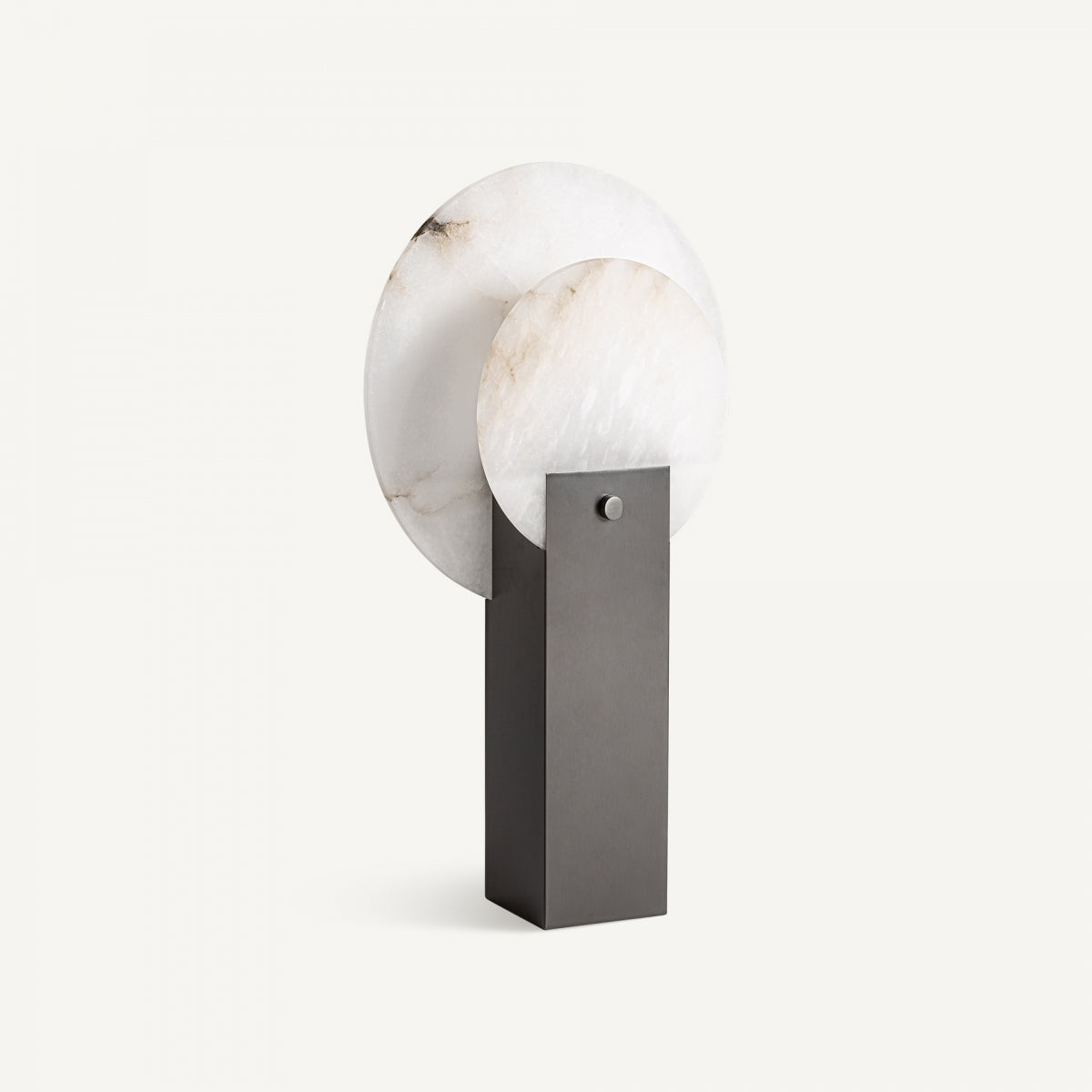 Lampe de table en marbre blanc veiné | Hostie Vical