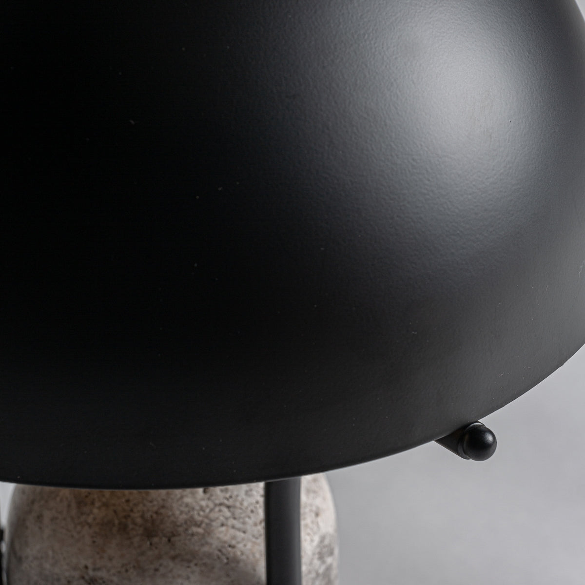 Lampe de table en marbre marron | Dôme Vical