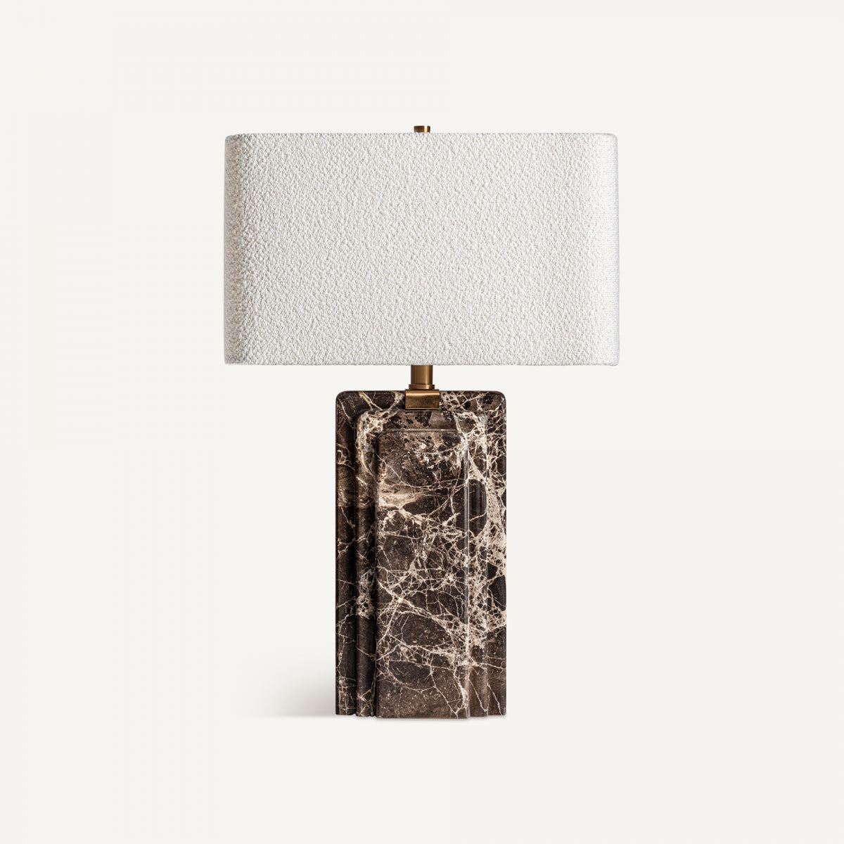 Lampe de table en marbre marron | Robe Vicale