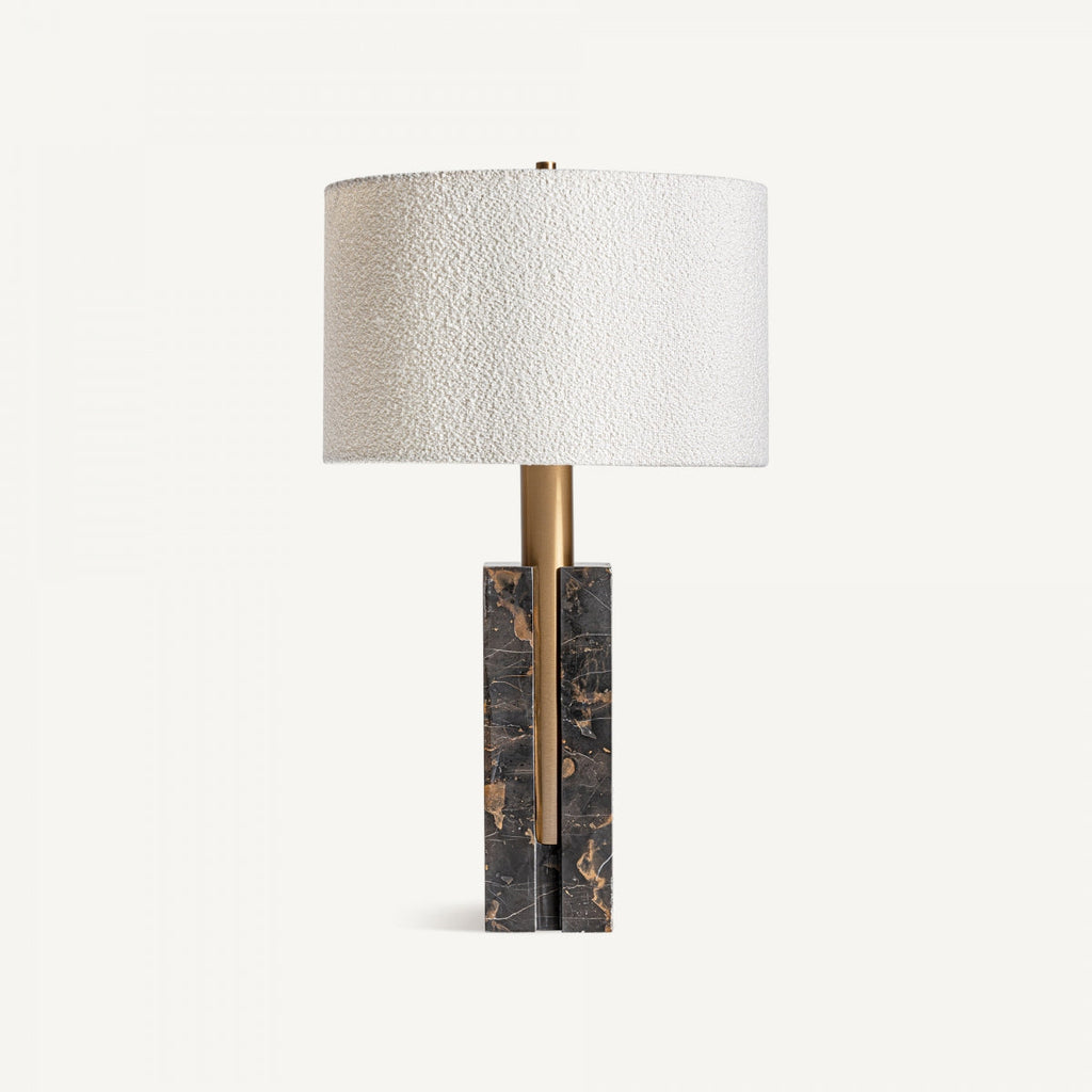 Lampe de table en marbre marron | Vical Uzo