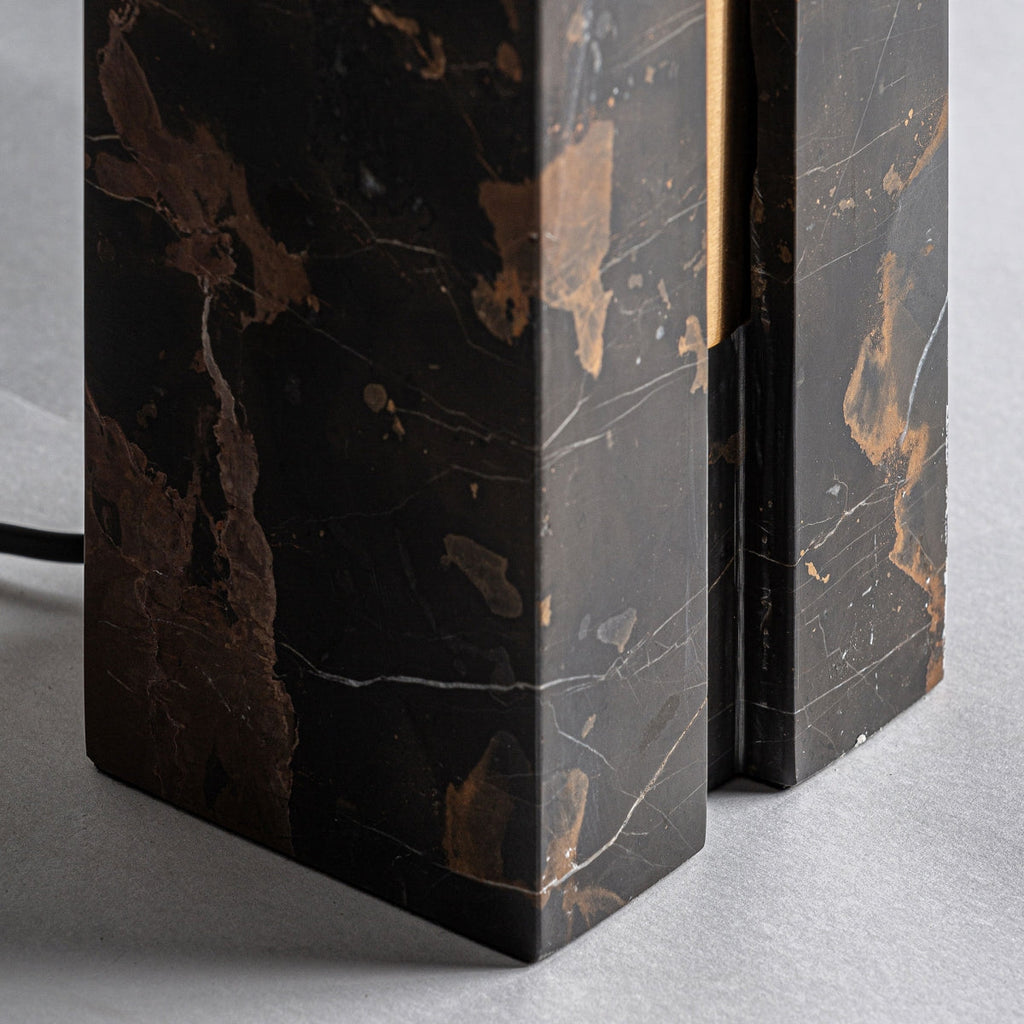 Lampe de table en marbre marron | Vical Uzo