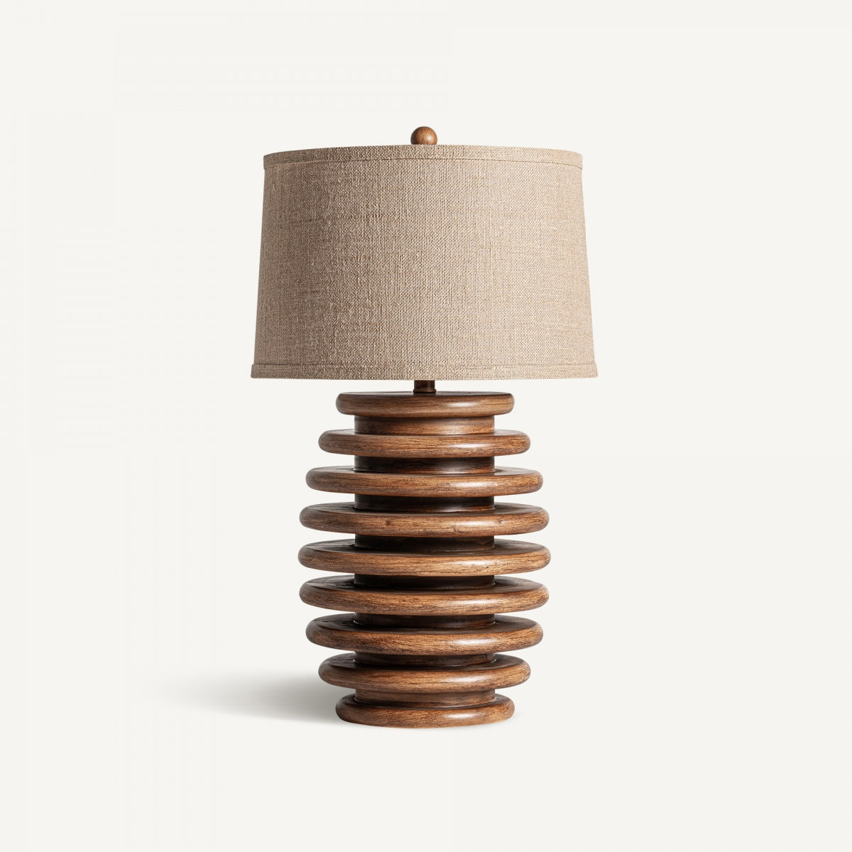 Lampe de table en résine marron | Ressort Vical