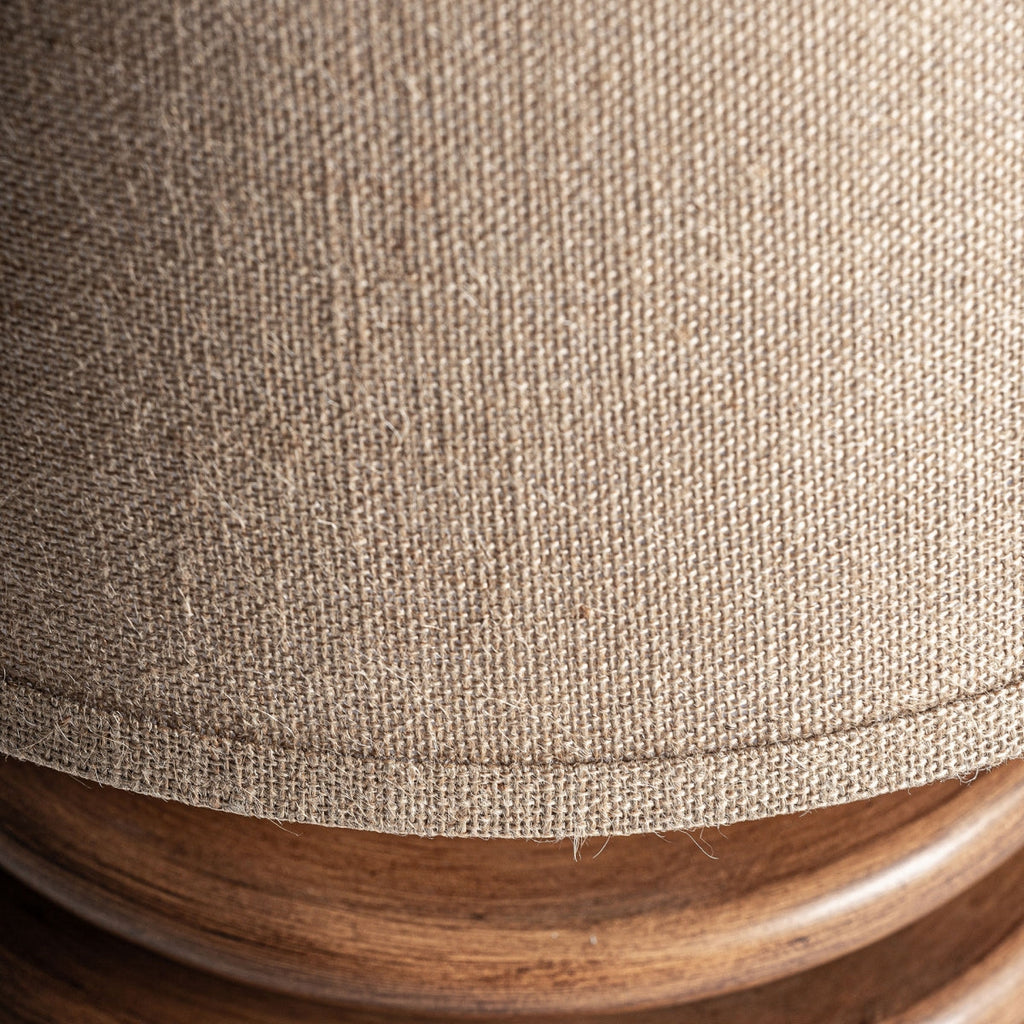Lampe de table en résine marron | Ressort Vical