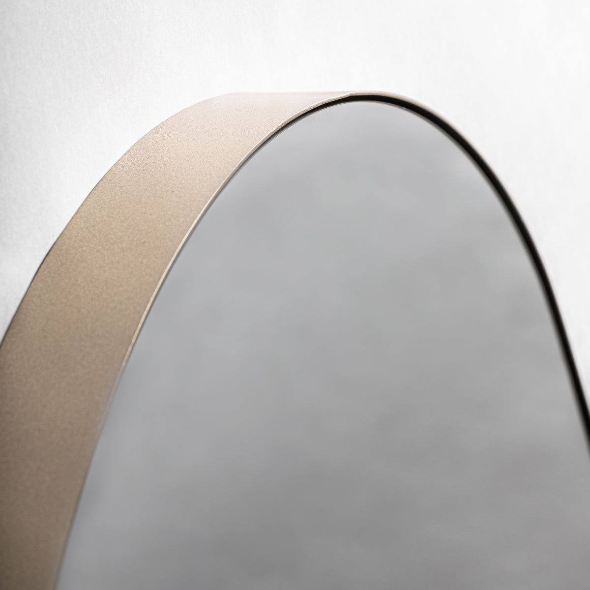 Miroir Art déco rond doré | Perle Vicale