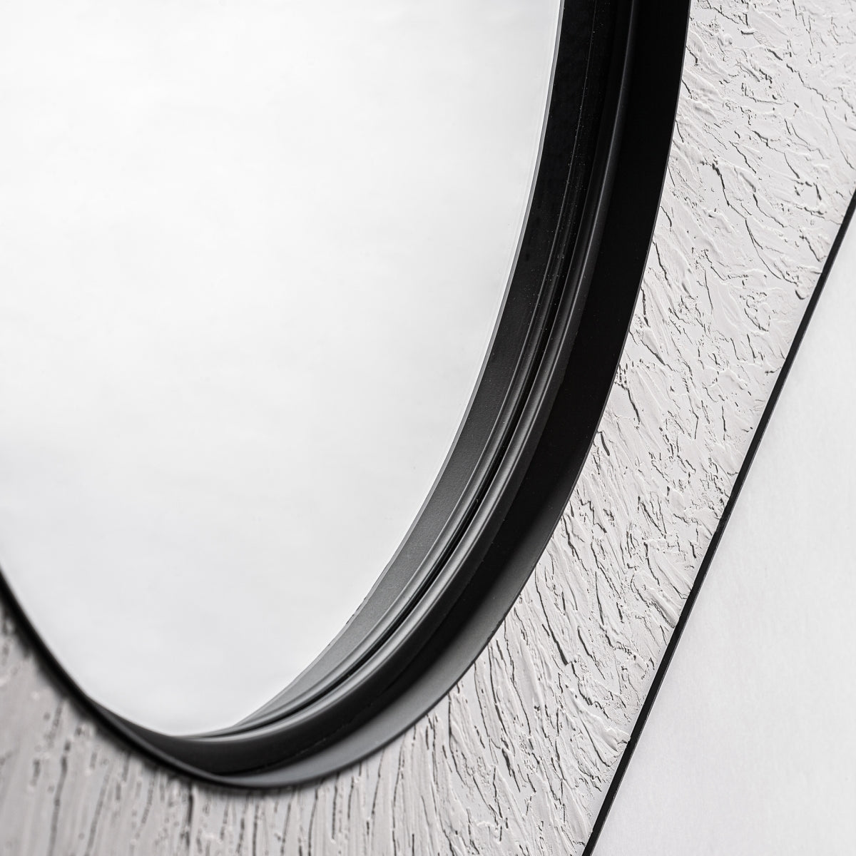Miroir en bois blanc texturé | Énergie Vicale