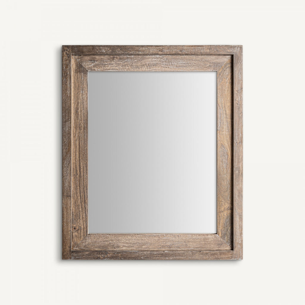 Miroir en bois de bouleau marron | Vical Giekau