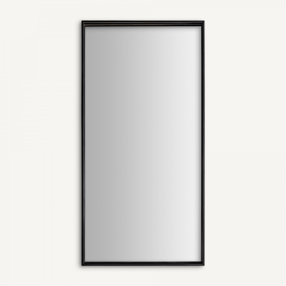 Miroir en bois marron et métal noir | Vent Vical